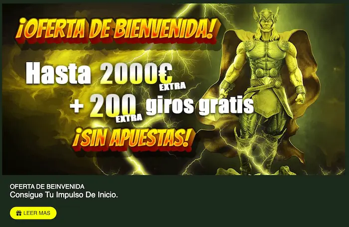Thor Casino Argentina banner